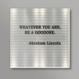 Abraham Lincoln Inspirational Quote Typography Poster Square Art Prints