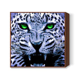 Look into my green eyes Square Art Prints