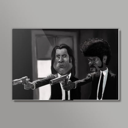 Pulp Fiction Caricature Artwork