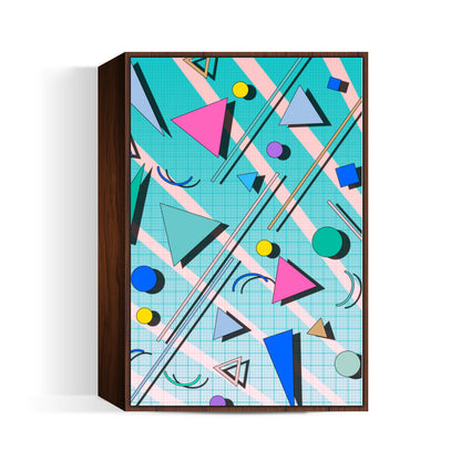 80s pop retro pattern 4 Wall Art
