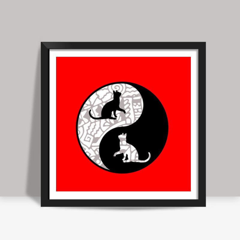 CatLove Zenscrawl Square Art Prints