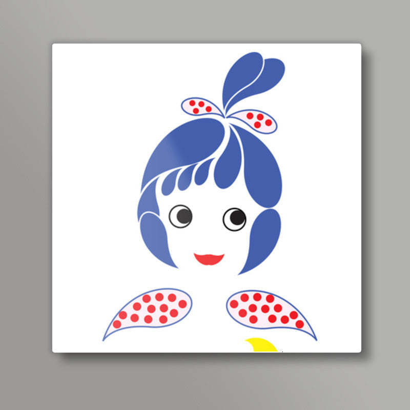 Amul Girl Square Art Prints