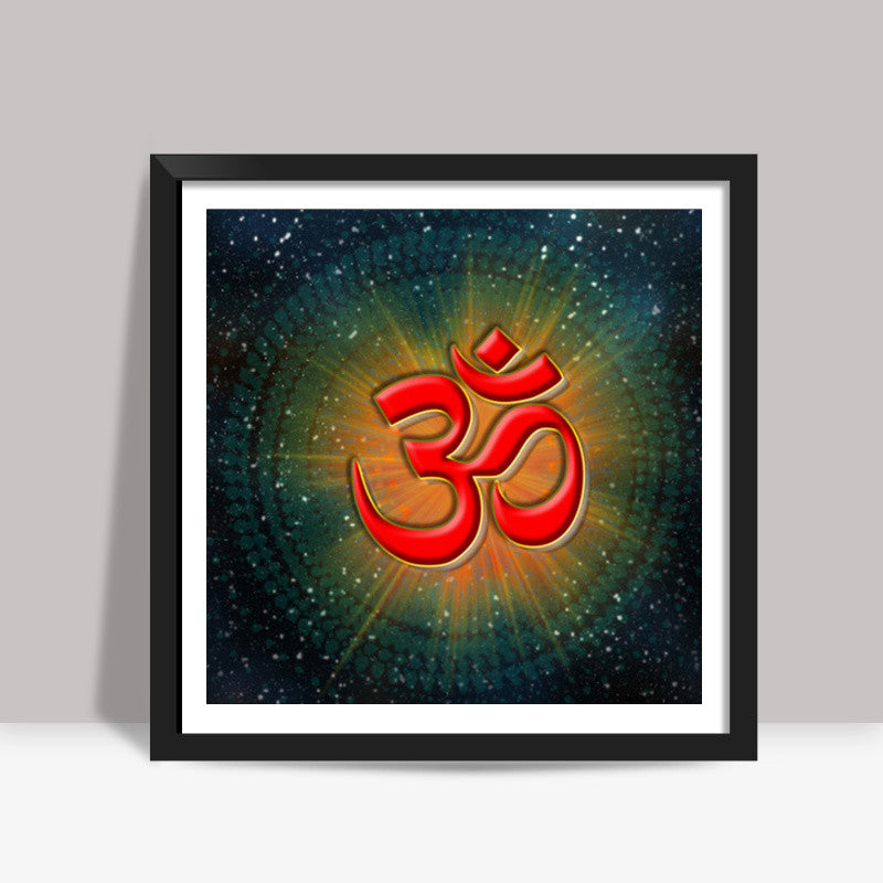 Aum Spirits Om Square Art Prints