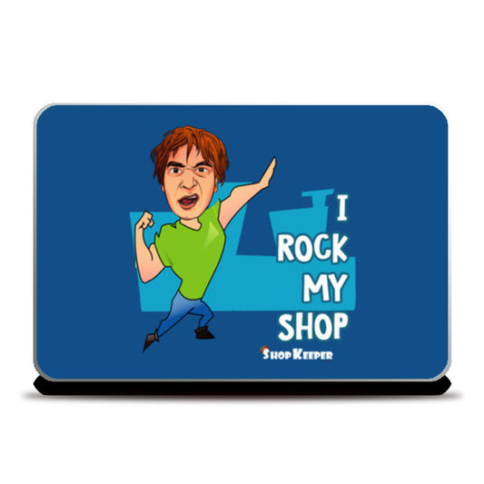 Laptop Skins, I Rock My Shop Laptop Skins