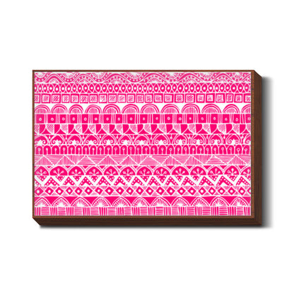 Zentangled Pink Wall Art