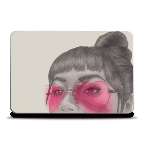 Betty With The Glasses Laptop Skins