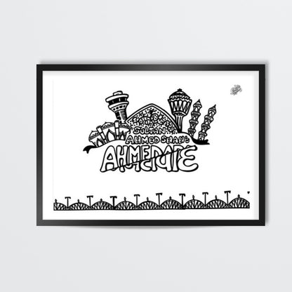 Ahmedabad-Amdavad Wall Art