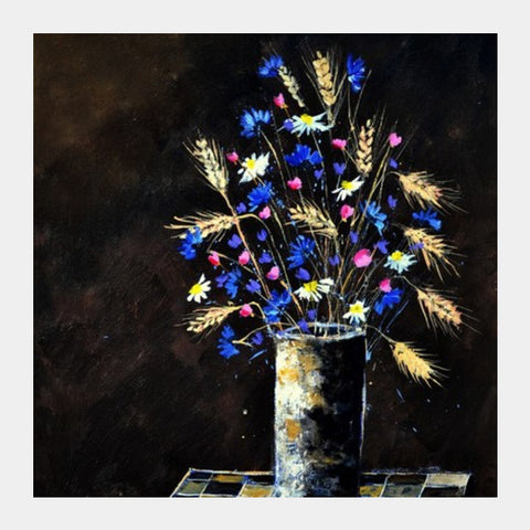 Still Life Field Flowers Square Art Prints PosterGully Specials