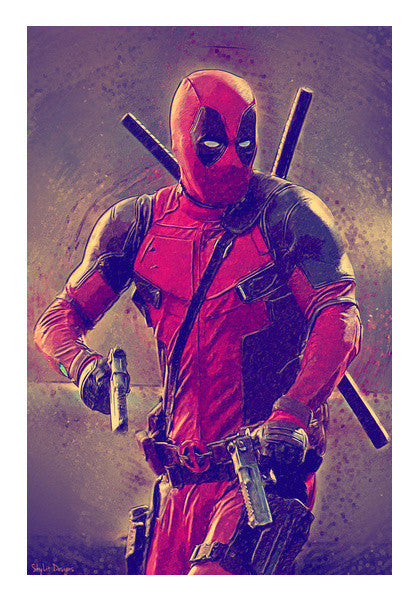 Deadpool Painitng Wall Art