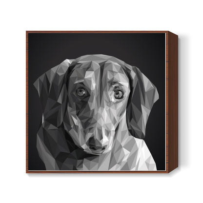 Dachshund ( Dog Lovers) Square Art Prints