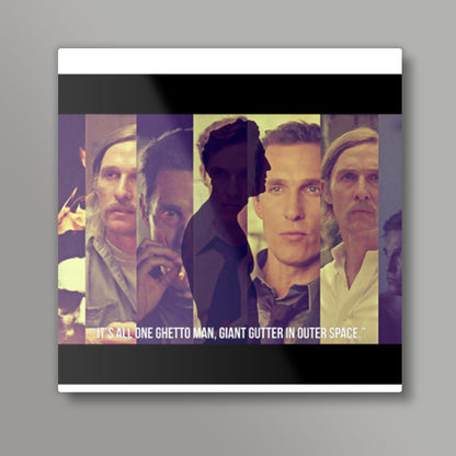 Rust Cohle Square Art Prints