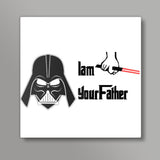 Darth Vader - I am your father. Star Wars Square Art Prints