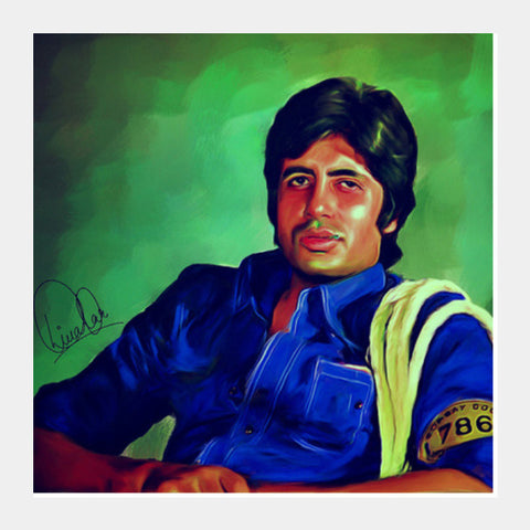 Amitabh Bachchan 2 Square Art Prints PosterGully Specials