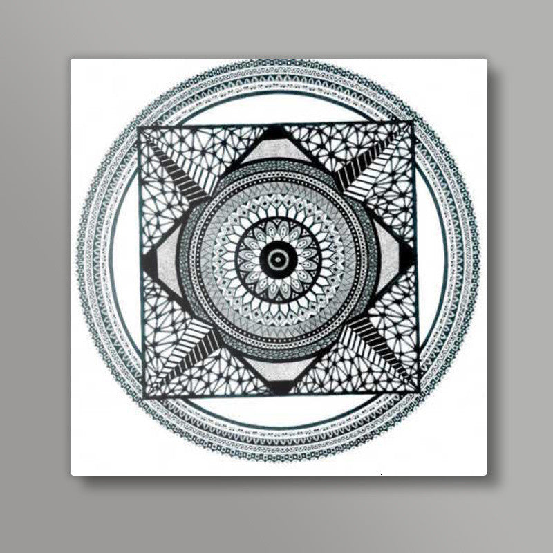 Mandala Square Art Prints