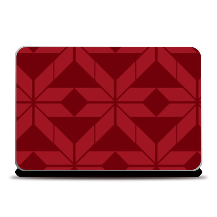 Ethnic Red Pattern Laptop Skins