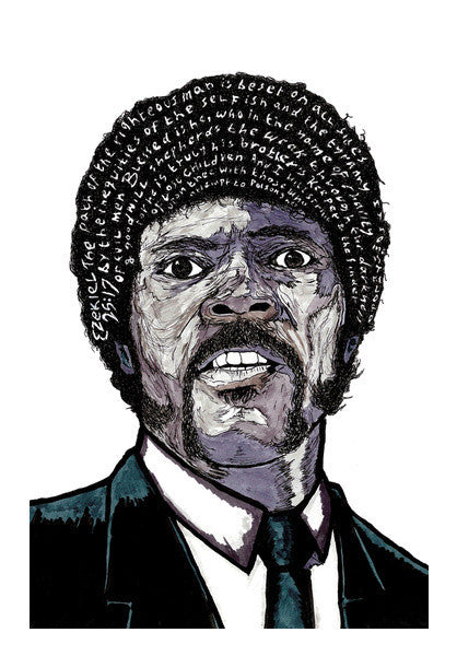 Ezekiel 25:17 Art PosterGully Specials