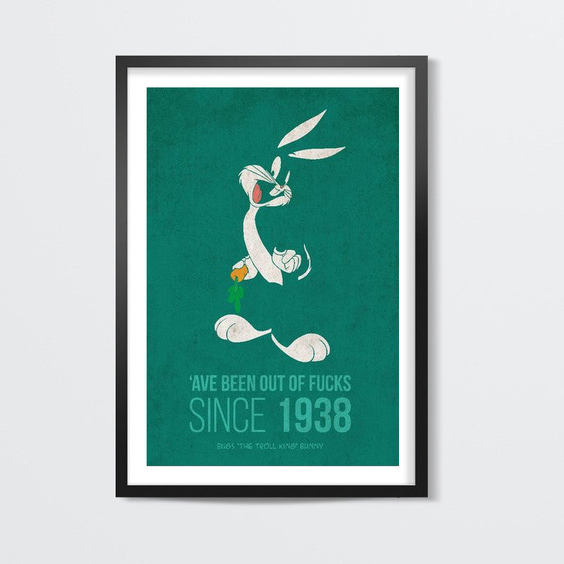 Bugs Bunny: King of Troll Wall Art | Rishabh Bhargava