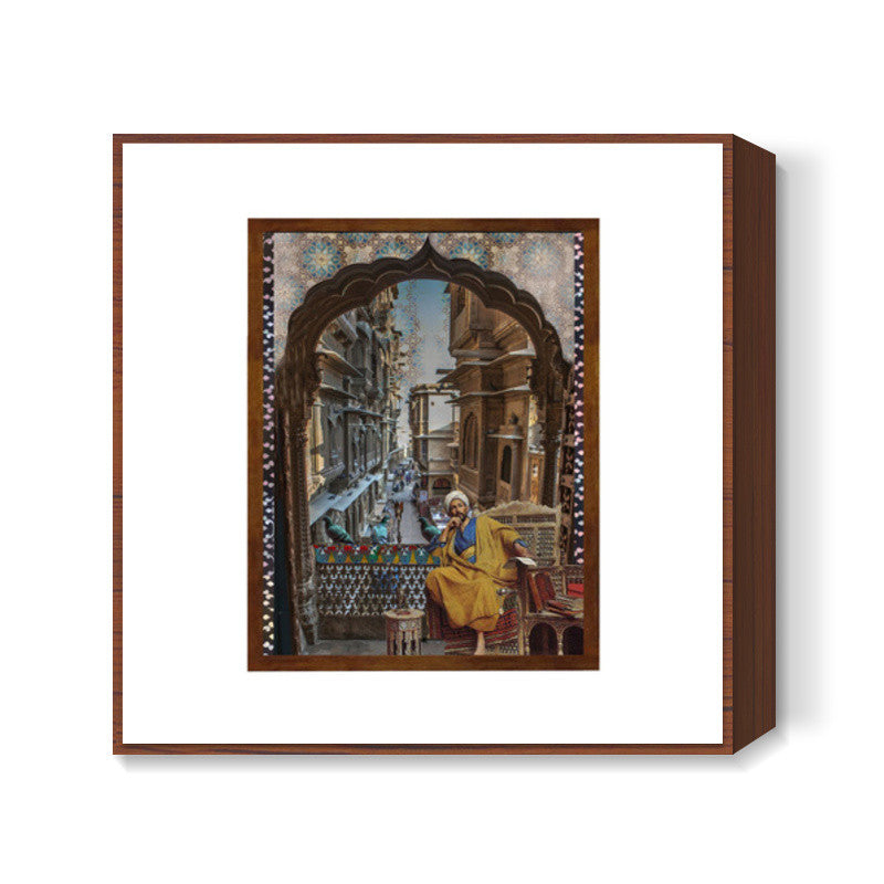 The Hookah wall art  Square Art Prints