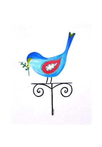 Wall Art, Blue Bird Wall Art | Shweta D, - PosterGully