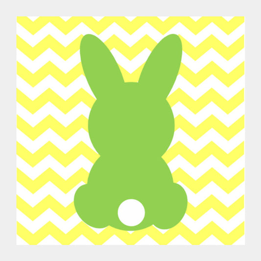 Easter Bunny Square Art Prints