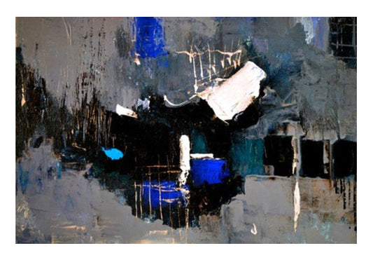 Blue Abstract Art PosterGully Specials