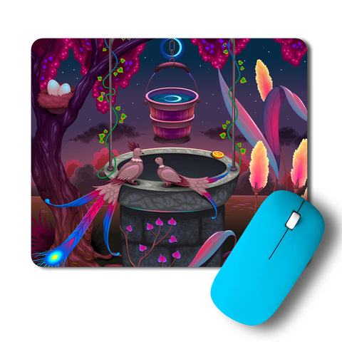 The Wishing Well In Intricate Garden Mousepad