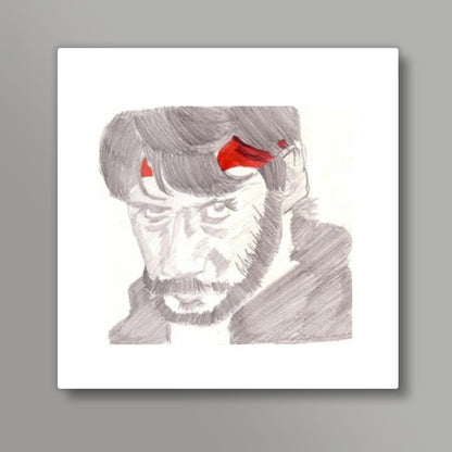 Bollywood star Jackie Shroff excelled as the rebellious HERO Square Art Prints