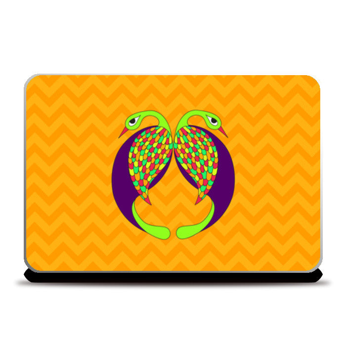 Peacock Love Laptop Skins