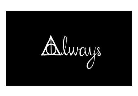 Always Harry Potter wall art Wall Art