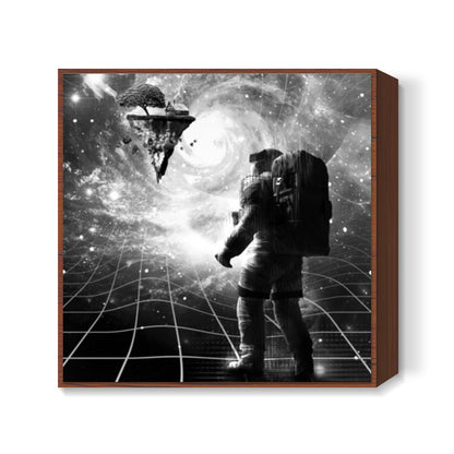 Through Wormhole Square Art Prints