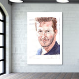 David Beckham -sometimes, all you need for your goal is a KICK Wall Art