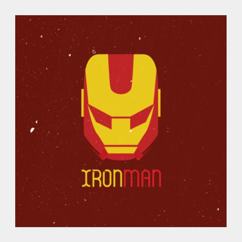 Ironman Mask Square Art Prints PosterGully Specials