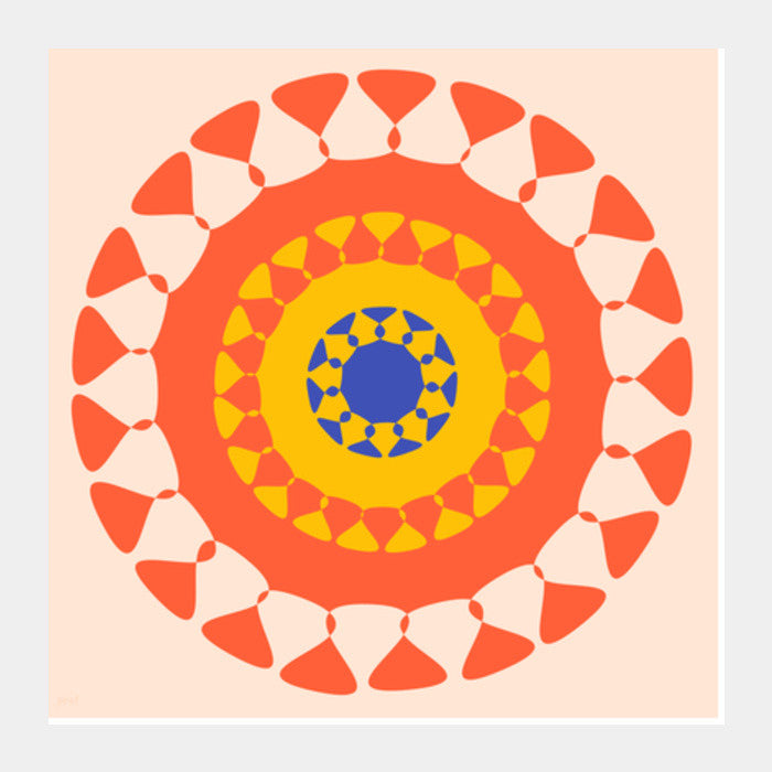 Mandala Square Art Prints