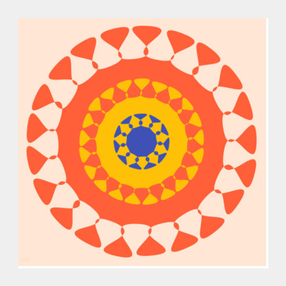 Mandala Square Art Prints