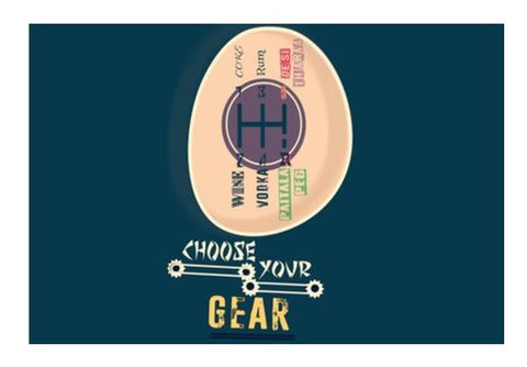 PosterGully Specials, choose your gear Wall Art