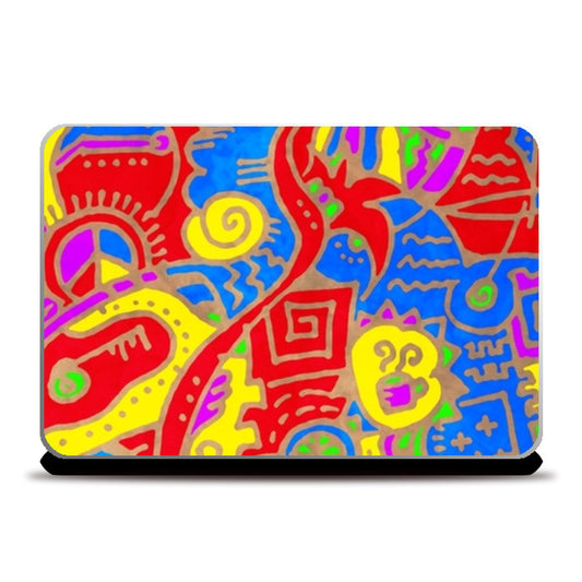 Laptop Skins, Funky Zenscrawl Laptop Skins