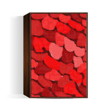 Abstract Red Wall Art