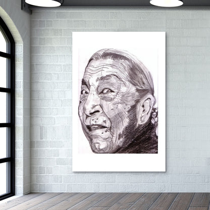 Zohra Sehgal proved that age can never come in the way of a lively and spirited person Wall Art