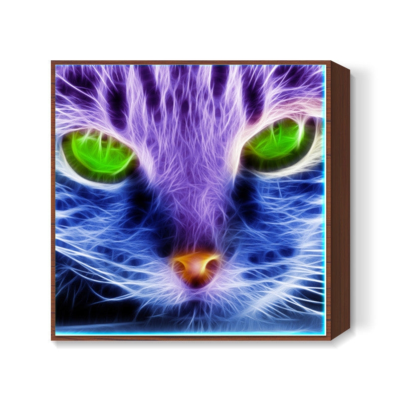 Mystic Cat Square Art Prints