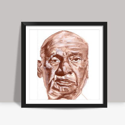 Indias Iron Man Sardar Vallabhbhai Patel Square Art Prints