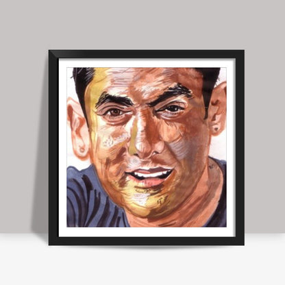 Superstar Aamir Khan shows the force of self-belief  Square Art Prints