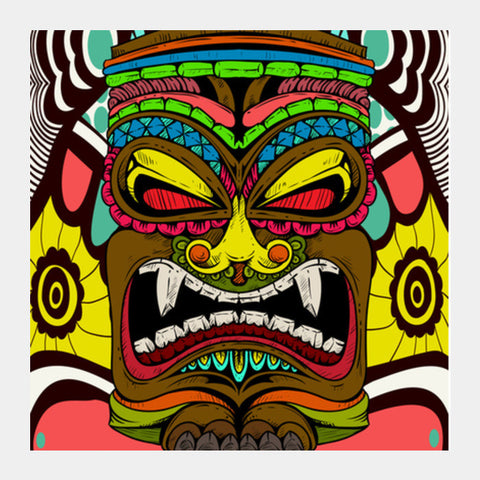 Tiki Monster Square Art Prints PosterGully Specials