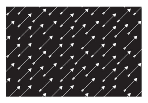 Black And White Arrows Art PosterGully Specials