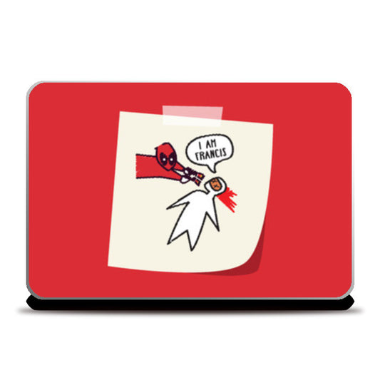 Deadpool Doodle Laptop Skins