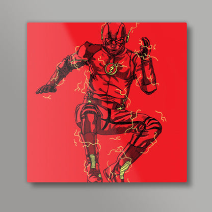 The Flash Square Art Prints