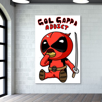 Gol Gappa Addict Wall Art