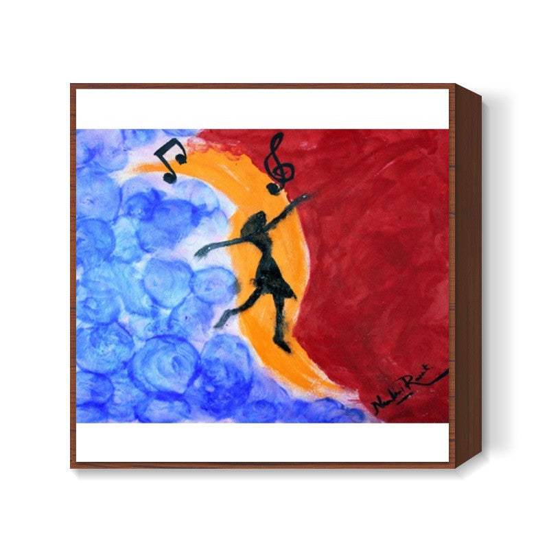 Free Soul | Finger Painting | Abstract | Square Art Prints