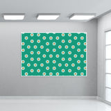 Green and Yellow Floral Wall Art