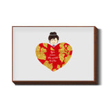 Valentine Special- Candle & Flame Love Wall Art