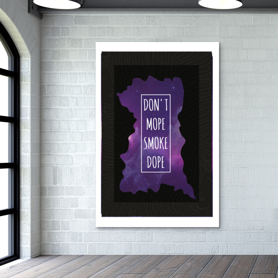 Don't mope Smoke dope Wall Art Dhwani Mankad Buy HighQuality